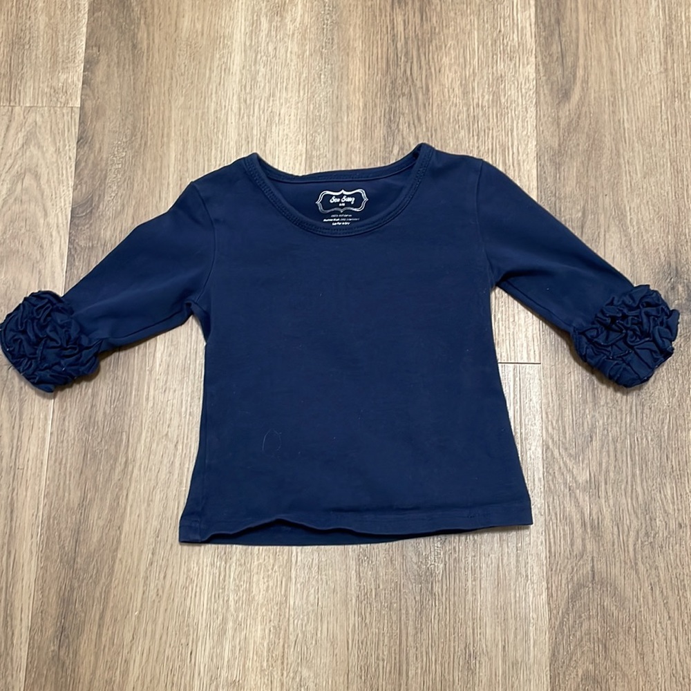 Sew Sassy Boutique Top with ruffles‎ (6months)
